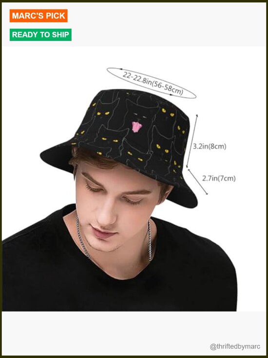 Unisex Packable Bucket Hat Sun Cap for Outdoor Activities